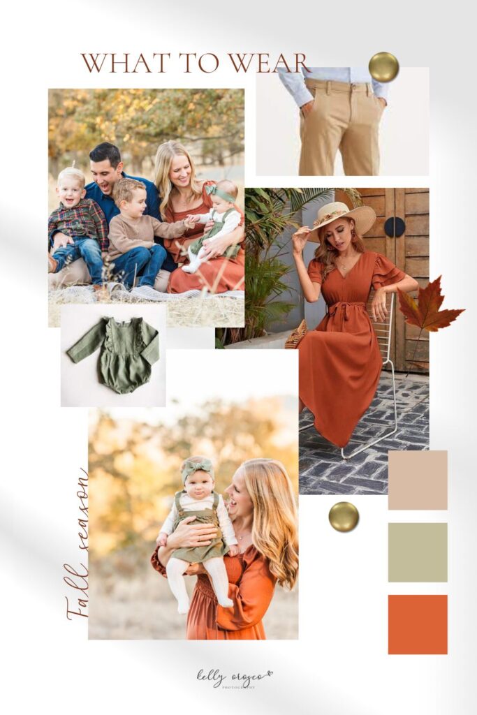 Clothing inspiration for fall photo sessions