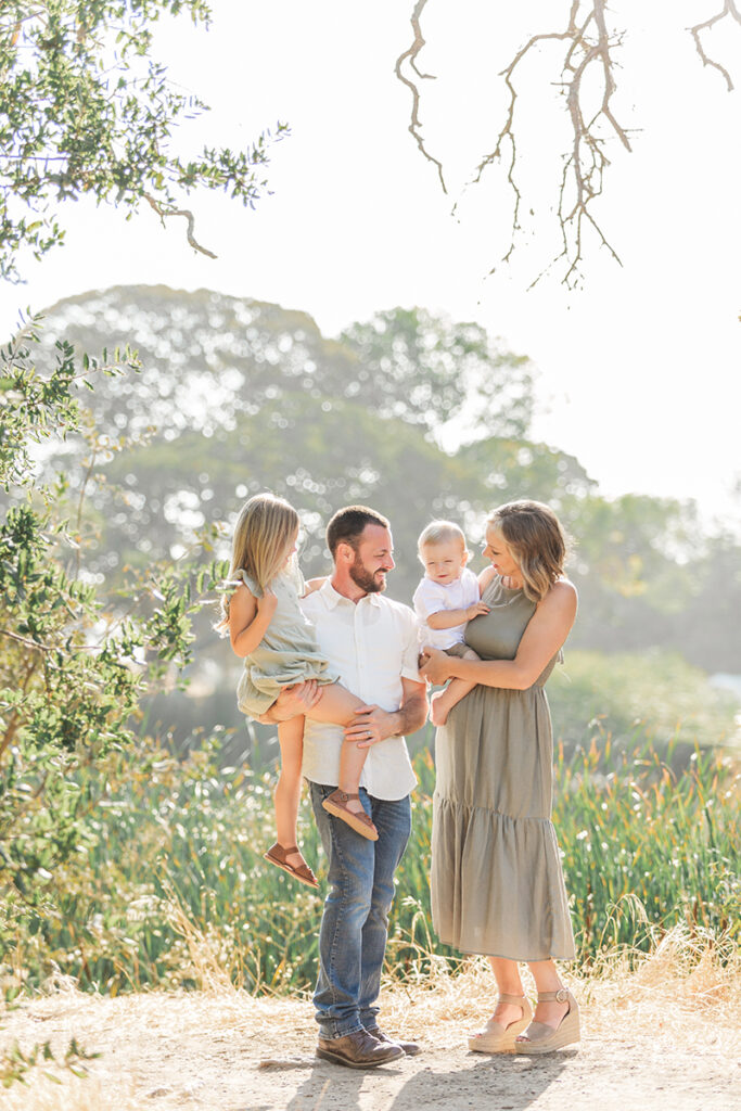 Family at Hidden Lake Park in Martinez by Bay Area family photographer